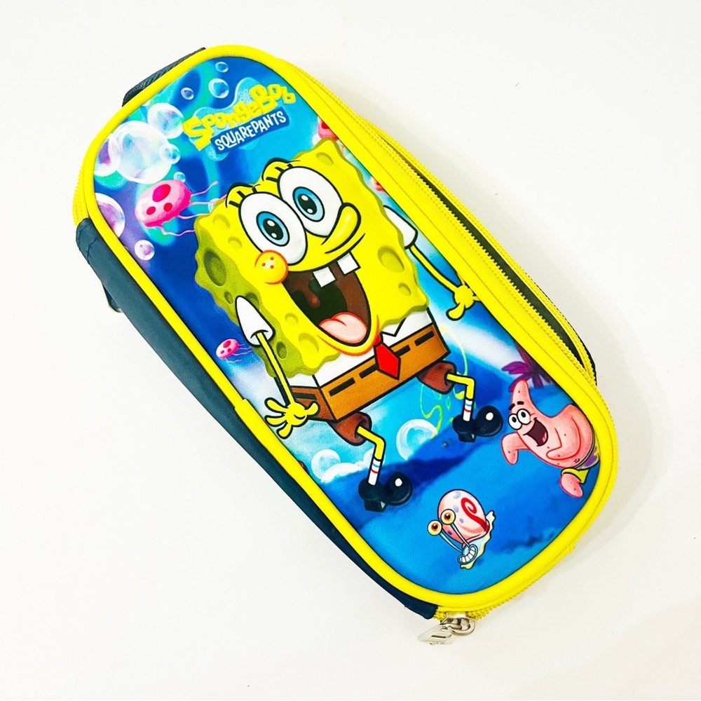SpongeBob SquarePants Yellow and Blue Zippered Case